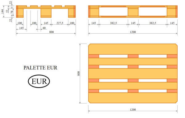 Neuwertige Europalette – Bild 4