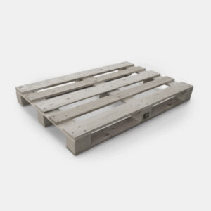 Dunkle, gebrauchte Europalette